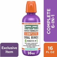 TheraBreath Complete Oral Rinse Alcohol-Free Revitalizing Mint
