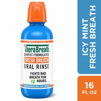 TheraBreath Fresh Breath Oral Rinse Invigorating Icy Mint