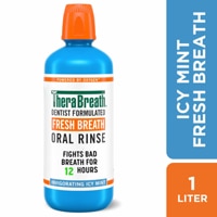 TheraBreath Fresh Breath Oral Rinse Invigorating Icy Mint
