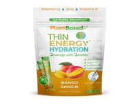 Thin Energy Hydration Plant-Based Drink Packets Mango Ginger