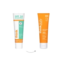 Thinkdaily Zinc Oxide 20% Sunscreen SPF 30 - Aloe & Tea Leaves