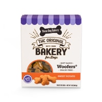 Three Dog Bakery Soft Baked Woofers® Grain Free Dog Treats Sweet Potato