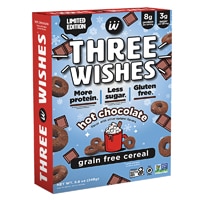 Three Wishes Gluten Free Protein Cereal Limited Edition Hot Chocolate