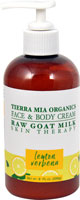 Tierra Mia Organics Face & Body Cream Lemon Verbena