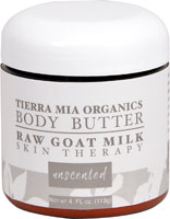 Tierra Mia Organics Raw Goat Milk Body Butter Unscented