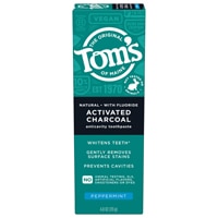 Tom's of Maine Activated Charcoal Toothpaste with Fluoride Peppermint