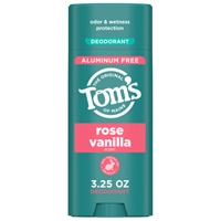 Tom's of Maine Deodorant Aluminum Free Rose Vanilla