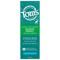 Tom's of Maine Wicked Fresh! Anticavity Toothpaste with Fluoride Cool Peppermint