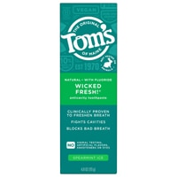 Tom's of Maine Wicked Fresh! Anticavity Toothpaste with Fluoride Spearmint Ice