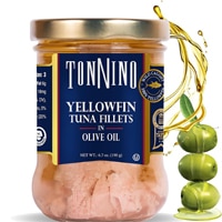 Tonnino Non-GMO Tuna Fillets in Olive Oil Yellowfin