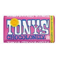 Tony's Chocolonely Bar White Chocolate Raspberry Popping Candy