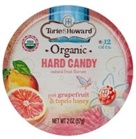 Torie & Howard Organic Hard Candy Pink Grapefruit & Tupelo Honey