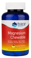 Trace Minerals Research Magnesium Chewable Raspberry Lemon