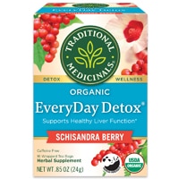 Traditional Medicinals Everyday Detox Herbal Tea Schisandra Berry