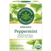 Traditional Medicinals Herbal Tea Organic Peppermint