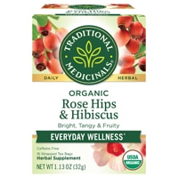 Traditional Medicinals Herbal Tea Organic Rose Hips & Hibiscus
