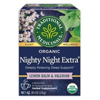 Traditional Medicinals Organic Nighty Night Extra Lemon Balm & Valerian Tea