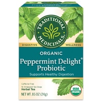 Traditional Medicinals Organic Peppermint Delight Probiotic Tea