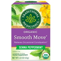 Traditional Medicinals Organic Smooth Move® Herbal Tea Senna Peppermint