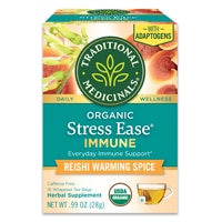 Traditional Medicinals Organic Stress Ease Immune with Adaptogens Reishi Warming Spice