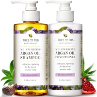 Tree to Tub Argan Oil Shampoo and Conditioner for Dry Hair & Scalp Set of 2