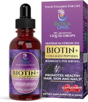 Tropical Oasis Liquid Biotin + Collagen Peptides