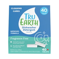 Tru Earth Dishwasher Detergent Tablets 40 Loads Fragrance Free