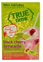 True Citrus True Lime Water Enhancer Mix Black Cherry Limeade