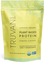 Truvani Organic Plant Based Protein Powder Lemon Cookie