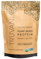 Truvani Organic Plant Based Protein Powder Peanut Butter