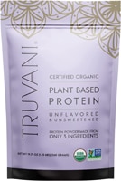 Truvani Organic Plant Based Protein Powder Unflavored & Unsweetened