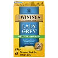 Twinings Black Tea Decaffeinated Lady Grey