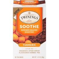 Twinings Herbal Tea Soothe Turmeric Orange & Star Anise