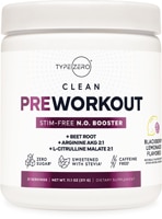 Type Zero Pre Workout Blackberry Lemonade