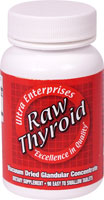 Ultra Glandulars Raw Thyroid