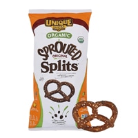 Unique Sprouted Whole Grain Wheat Pretzel Splits Original