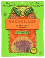 Vacadillos Carne Seca Air Dried Beef Chile Lime