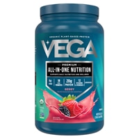 Vega Organic All-in-One Nutrition Vegan Protein Powder Berry