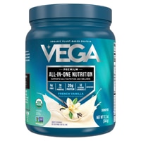 Vega Organic All-in-One Nutrition Vegan Protein Powder French Vanilla