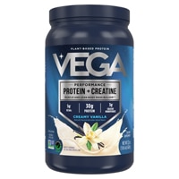 Vega Performance Protein + Creatine - Informed Sport Certified - Vegan Plant Protein Powder Creamy Vanilla