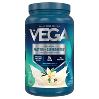 Vega Protein + Supergreens Plant Based Protein Powder Vanilla