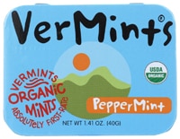 Vermints All Natural Organic Breath Mints Peppermint