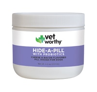 Vet Worthy Dog Hide-A-Pill with Probiotics Paste Cheese & Bacon