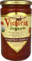 Victoria Organic Sauce Toasted Garlic