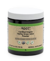 Vitacost-Root2 Certified Organic Barley Grass Juice Powder - Gluten Free