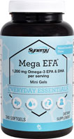 Vitacost-Synergy Mega EFA® Mini Gels - 1,200 mg Omega-3 EPA & DHA per serving