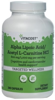 Vitacost Alpha Lipoic Acid & Acetyl L-Carnitine HCl