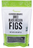 Vitacost Certified Organic Dried Black Mission Figs Non-GMO Kosher