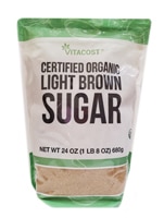 Vitacost Certified Organic Light Brown Sugar