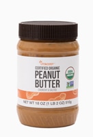 Vitacost Certified Organic Non-GMO Peanut Butter Crunchy Salted
